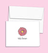 Gerber Daisy Folded Note Cards - Kelly Hughes Designs