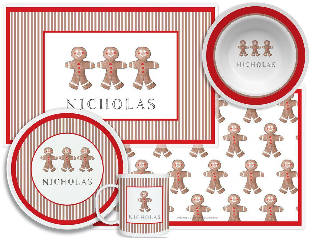 Gingerbread Kids Dinnerware - Kelly Hughes Designs