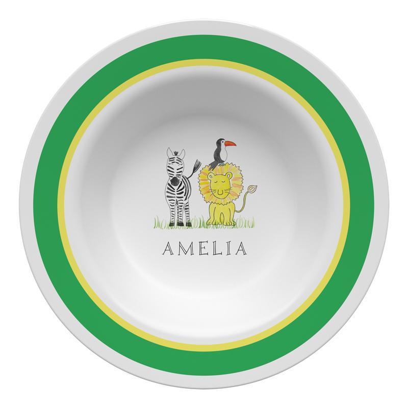 Going on Safari Kids Dinnerware - Kelly Hughes Designs