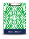Green Reptile Clipboard - Kelly Hughes Designs