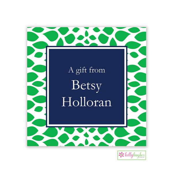 Green Reptile Gift Stickers - Kelly Hughes Designs