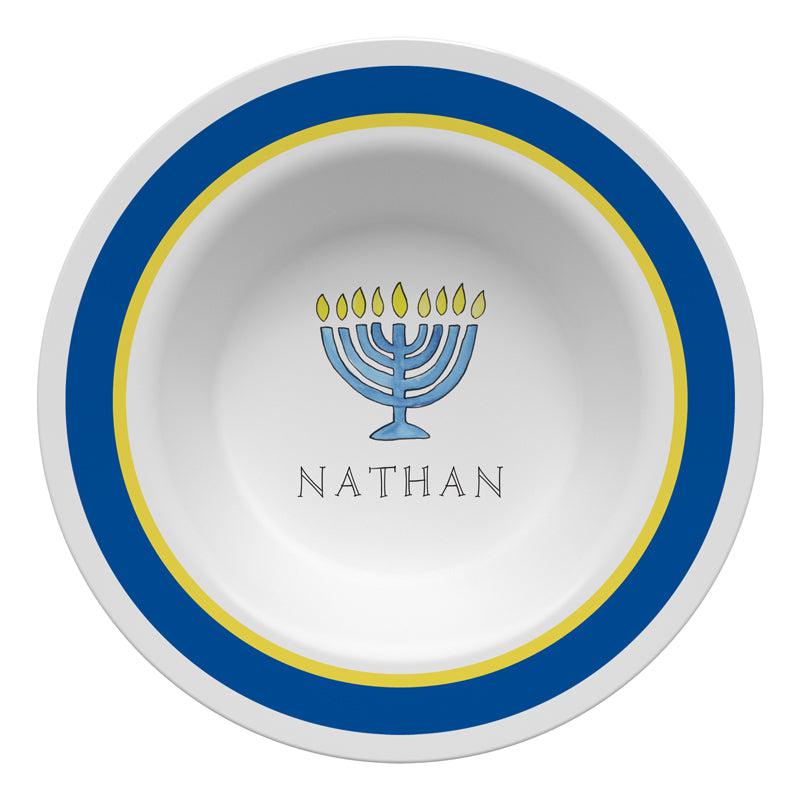 Happy Hanukkah Kids Dinnerware - Kelly Hughes Designs