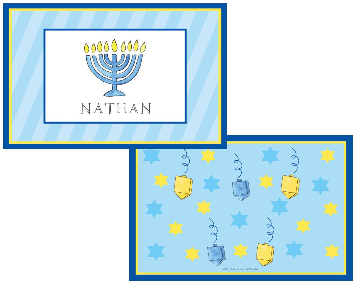 Happy Hanukkah Kids Dinnerware - Kelly Hughes Designs