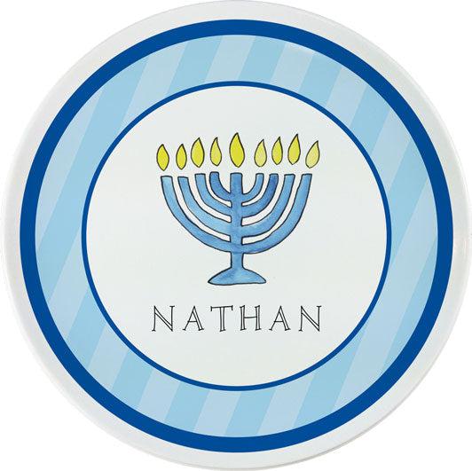 Happy Hanukkah Kids Dinnerware - Kelly Hughes Designs