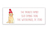 Happy Howlidays address label - Kelly Hughes Designs