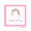 Happy Rainbow Kids Calling Card - Kelly Hughes Designs