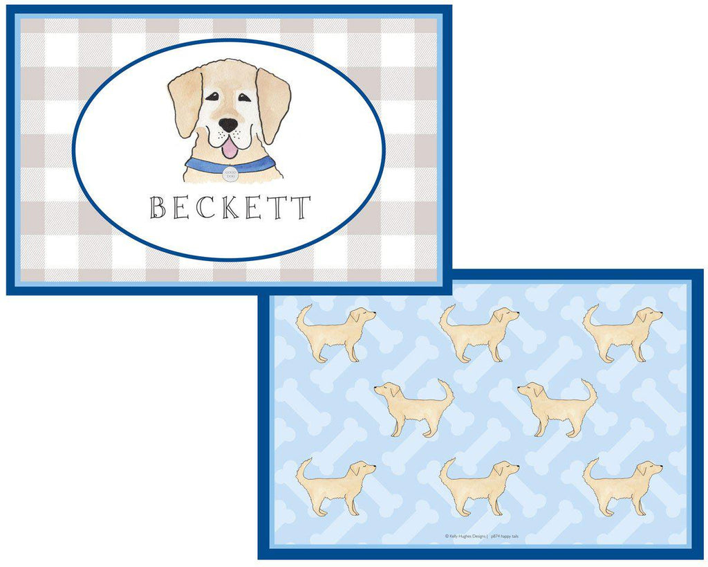 Happy Tails placemat - Kelly Hughes Designs