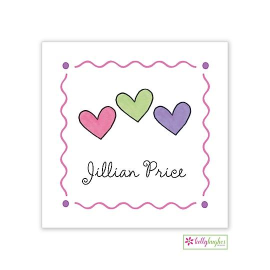 Hearts Are Wild Kids Calling Card - Kelly Hughes Designs