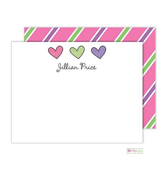 Hearts Are Wild Kids Flat Note Cards - Kelly Hughes Designs