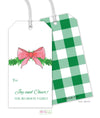 Holiday Check Gift Tags - Kelly Hughes Designs