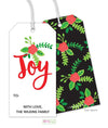 Holiday Flora Gift Tags - Kelly Hughes Designs
