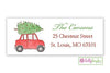 Holiday Road address label - Kelly Hughes Designs