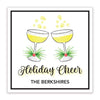 Holiday Toast gift sticker - Kelly Hughes Designs