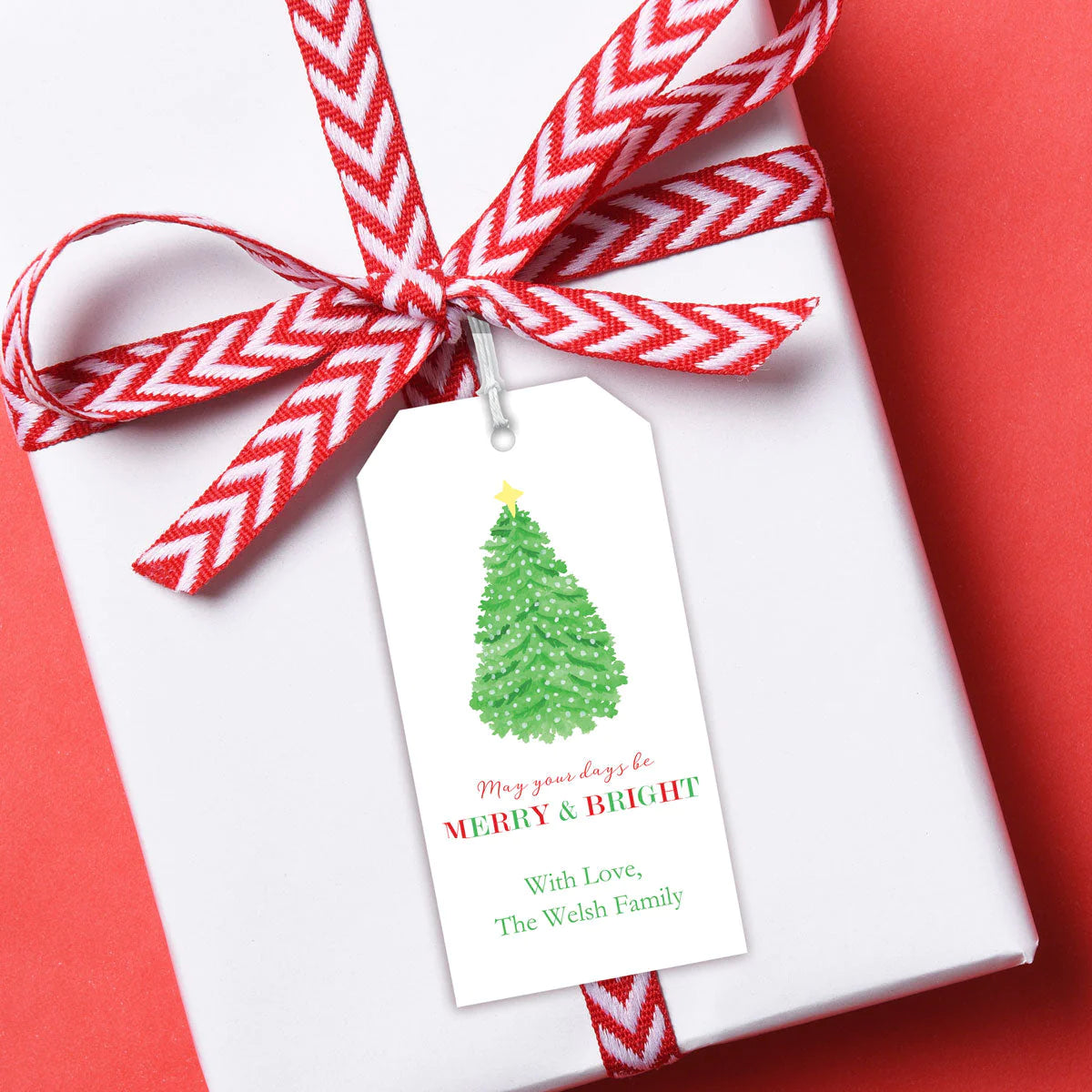 holiday gift tags and stickers