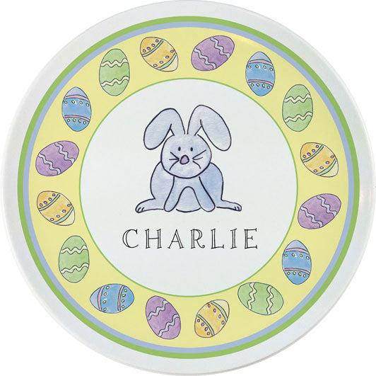 Hoppy Easter Kids Plate - Kelly Hughes Designs