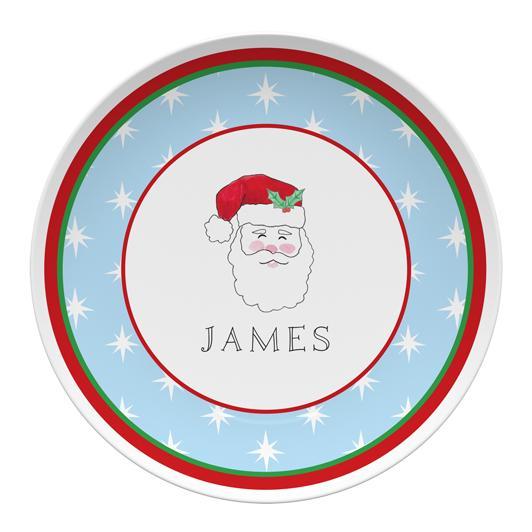 Jolly St. Nick Kids Dinnerware - Kelly Hughes Designs