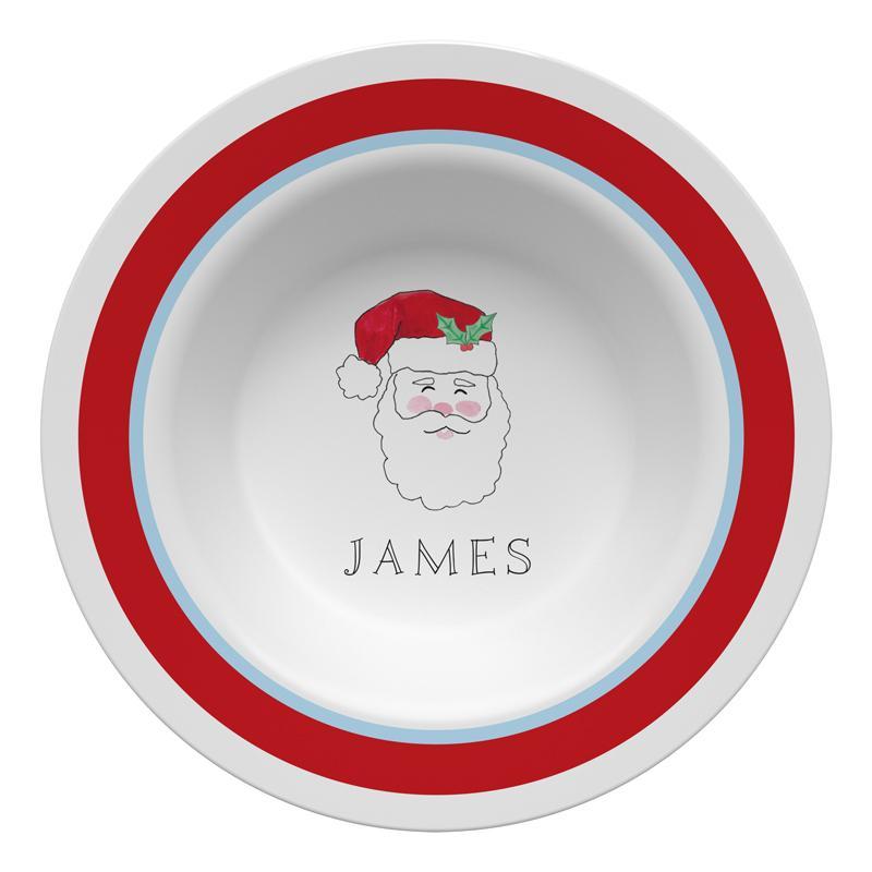 Jolly St. Nick Kids Dinnerware - Kelly Hughes Designs