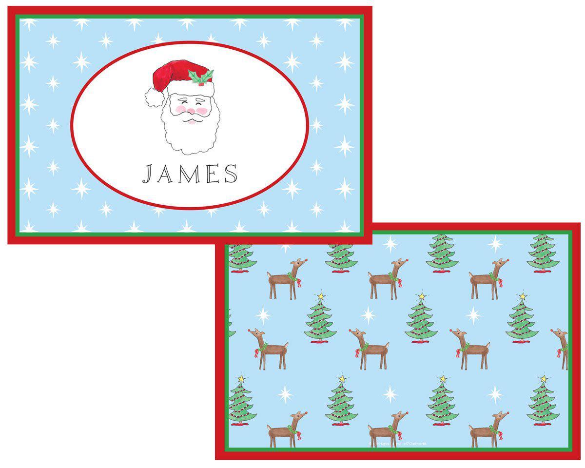 Jolly St. Nick Kids Dinnerware - Kelly Hughes Designs