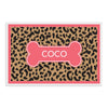 Leopard Print Pet Mat - Kelly Hughes Designs