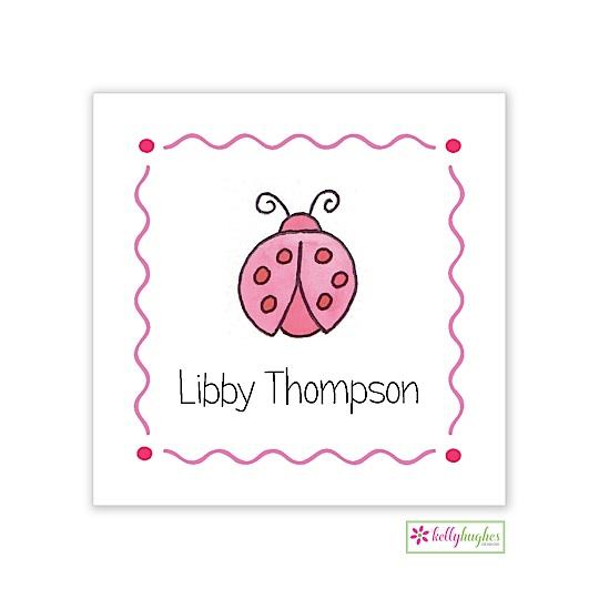 Little Ladybug Kids Calling Card - Kelly Hughes Designs