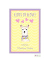 Llama Valentine - Kelly Hughes Designs