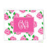 Nantucket Pink Monogrammed Folded Note Cards