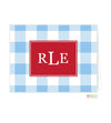 Blue Buffalo Monogrammed Folded Note Cards