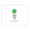 Topiary Folded Note Cards