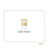 Hot Latte Folded Note Cards