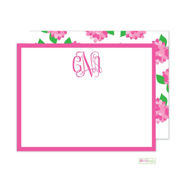 Nantucket Pink Flat Note Cards - Kelly Hughes Designs