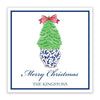 Navy Christmas gift sticker - Kelly Hughes Designs