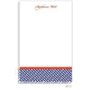 Navy Greek Key Notepad - Kelly Hughes Designs