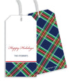 Navy Tartan Gift Tags - Kelly Hughes Designs