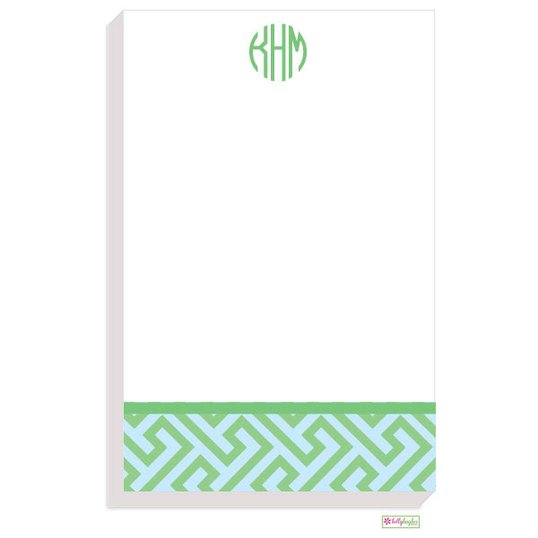 Athens Green Notepad