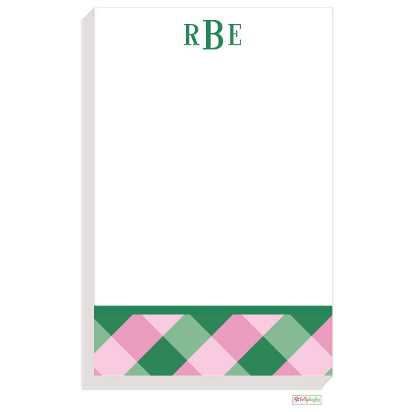 Preppy Check Notepad