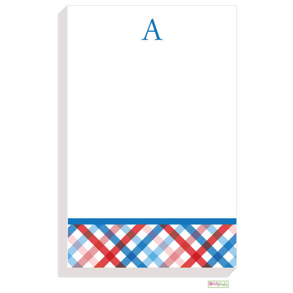 Liberty Plaid Notepad