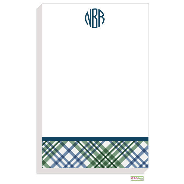 Fall Plaid Notepad