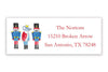 Nutcracker address label - Kelly Hughes Designs