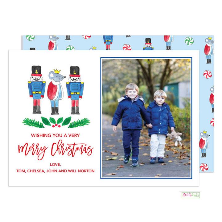 Nutcracker holiday card - Kelly Hughes Designs