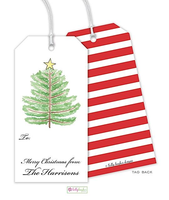 Oh Christmas Tree Gift Tags - Kelly Hughes Designs