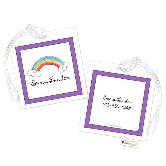 Over The Rainbow Kids Bag Tags - Kelly Hughes Designs