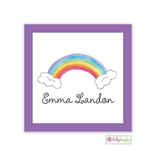 Over The Rainbow Kids Gift Stickers - Kelly Hughes Designs