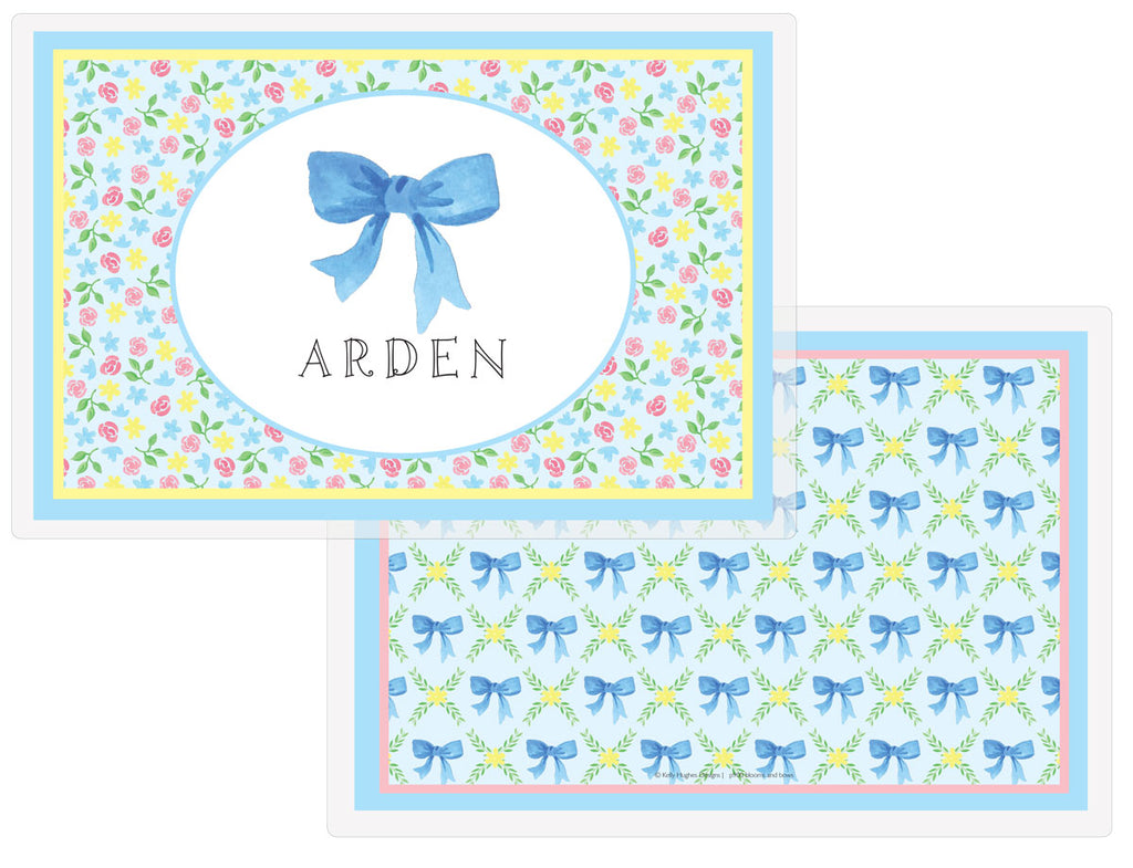 Blooms and Bows placemat