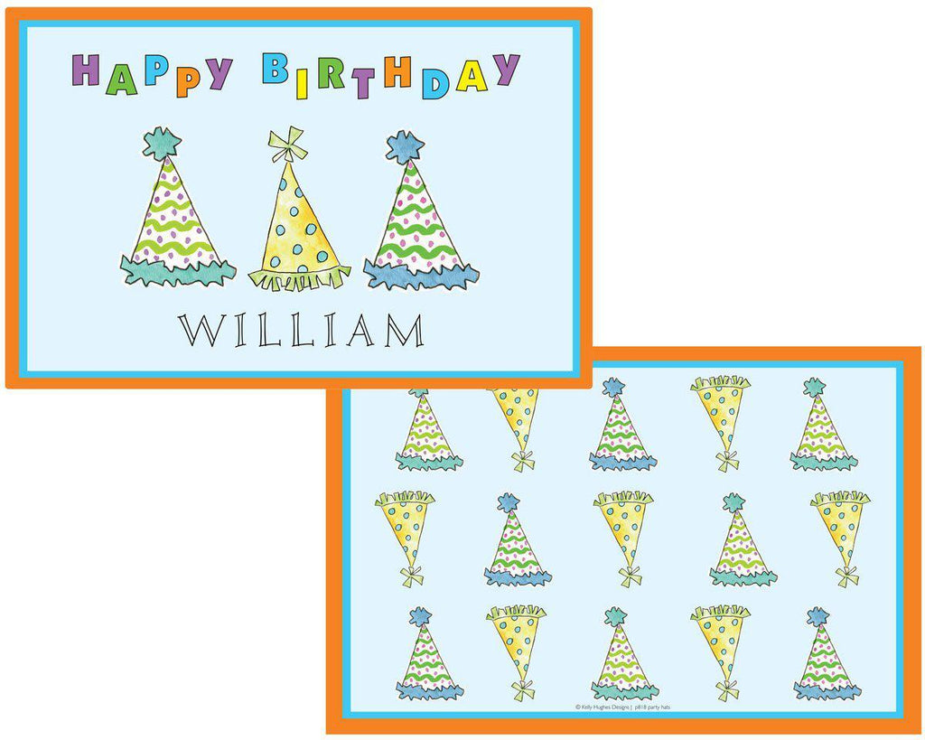 Party Hats placemat - Kelly Hughes Designs