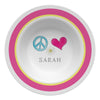 Peace Love Eat Bowl - Kelly Hughes Designs