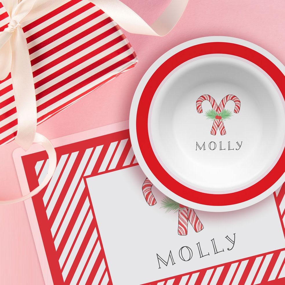 Peppermint Kids Dinnerware - Kelly Hughes Designs