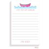 Pink Canoe Notepad - Kelly Hughes Designs