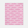 Pink Name Blanket - Kelly Hughes Designs