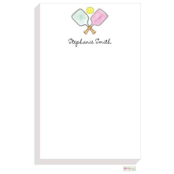 Pink Pickleball Notepad - Kelly Hughes Designs