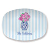 Pink Peonies Platter